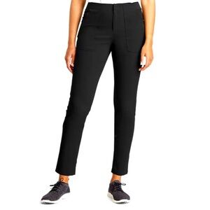 Eddie Bauer Black Horizon Cropped Straight Leg Ankle Pants Size 4 BNWT